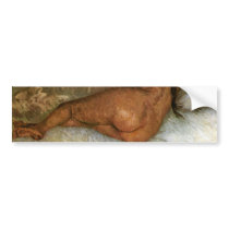 Van Gogh Nude Woman Reclining, from Back Bumper Sticker