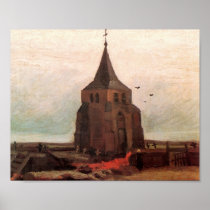 Van Gogh Old Church Tower at Nuenen Print