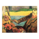 Van Gogh Painting Sunflowers - Paul Gauguin Postcards