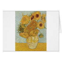 Van Gogh Paintings: Van Gogh Sunflowers Cards