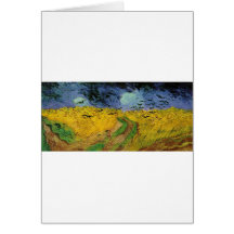 Van Gogh Paintings: Van Gogh Wheat Field Greeting Cards