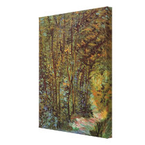 Van Gogh; Path in the Woods Stretched Canvas Print