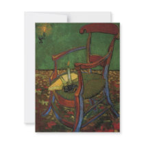 Van Gogh; Paul Gauguin's Armchair Custom Announcements
