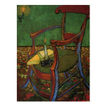 Van Gogh Paul Gauguin's Armchair, Vintage Art Postcards