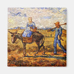 Van Gogh Peasant Couple Going To Work Magnet