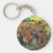 Van Gogh - Red Vineyards At Arles Key Chain