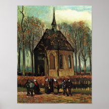 Van Gogh Reformed Church in Nuenen Poster