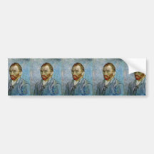 Van Gogh Self-Portrait Bumper Sticker