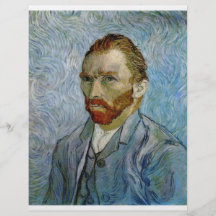 Van Gogh Self-Portrait Full Color Flyer