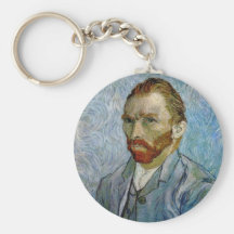 Van Gogh Self-Portrait Keychain