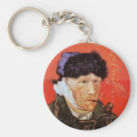 Van Gogh Self-Portrait With Bandaged Ear Keychain