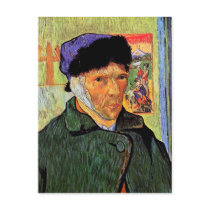 Van Gogh Self-Portrait With Bandaged Ear Postcard
