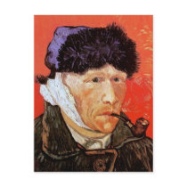 Van Gogh Self-Portrait With Bandaged Ear Postcard