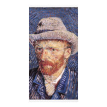 Van Gogh Self-Portrait with Felt Hat Photo Greeting Card