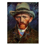 Van Gogh Self-Portrait with Grey Felt Hat (F295) Postcard