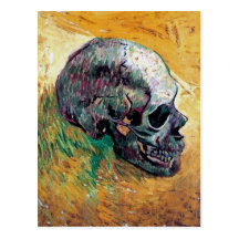 Van Gogh - Skull Postcards