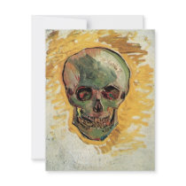 Van Gogh Skull (Still Life) Custom Invite
