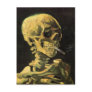 Van Gogh; Skull with Burning Cigarette Postcard