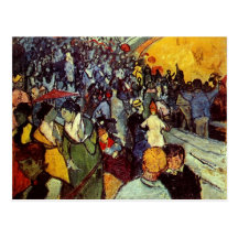 Van Gogh Spectators in Arena at Arles (F548) Postcard