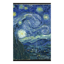Van  Gogh Starry Night Custom Stationery