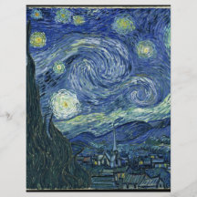 Van  Gogh Starry Night Flyer Design