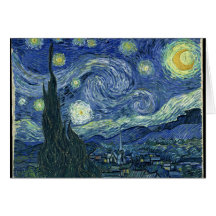 Van  Gogh Starry Night Greeting Cards