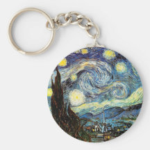 Van Gogh Starry Night Key Chains