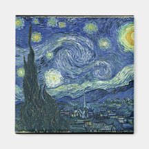 Van  Gogh Starry Night Magnets