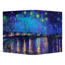 Van Gogh Starry Night over the Rhone Binder