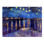 Van Gogh Starry Night Over The Rhone Postcard
