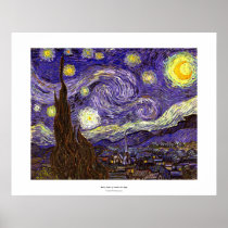 Van Gogh Starry Night painting by artist Vincent