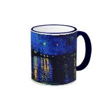 Van Gogh Starry Night Rhone Fine Vintage Mug