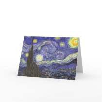 Van Gogh Starry Night, Vintage Post Impressionism