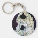 Van Gogh Statuette Of A Kneeling Man Keychain