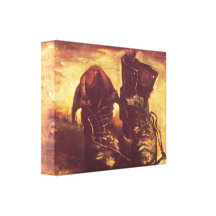 Van Gogh - Still Life A pair of shoes Gallery Wrap Canvas