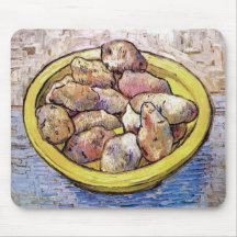 Van Gogh - Still Life Potatoes In A Yellow Dish Mousepad