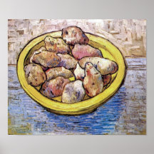 Van Gogh - Still Life Potatoes In A Yellow Dish Posters