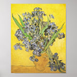 Van Gogh Still Life Vase, Irises (F678) Fine Art Print