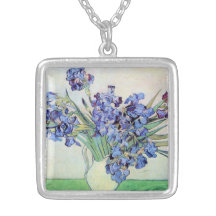 Van Gogh Still Life: Vase with Irises Custom Jewelry