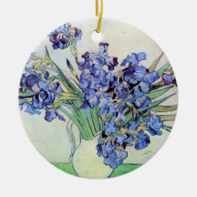 Van Gogh Still Life: Vase with Irises Ornament