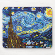 Van Gogh Study Mouse Pad