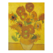 Van Gogh Sunflowers 2 Post Card