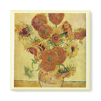 Van Gogh Sunflowers Refrigerator Magnets