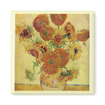 Van Gogh Sunflowers magnets