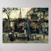 Van Gogh; Terrace of a Cafe on Montmartre Poster