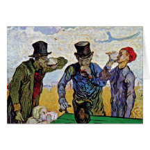 Van Gogh - The Drinkers Card