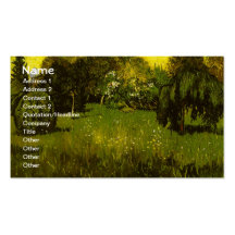 Van Gogh The Poet's Garden Business Cards