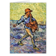 Van Gogh - The Sower Greeting Cards