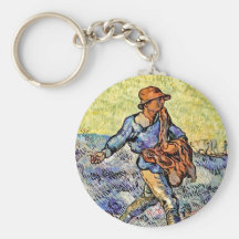Van Gogh - The Sower Key Chain