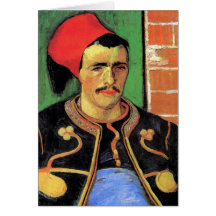 Van Gogh - The Zouave Greeting Card